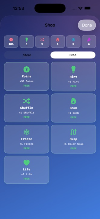 Free rewards and rewarded ad offers